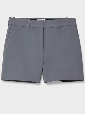 Babaton Gray Tailored Bermuda Shorts